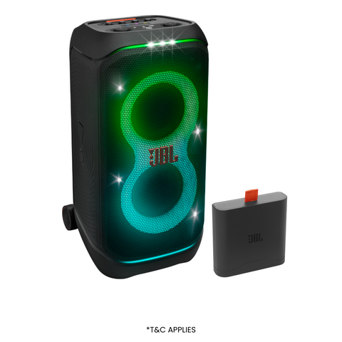 JBL Partybox Stage 320 speaker with replaceable battery
 JBL Partybox Stage 320 speaker with replaceable battery