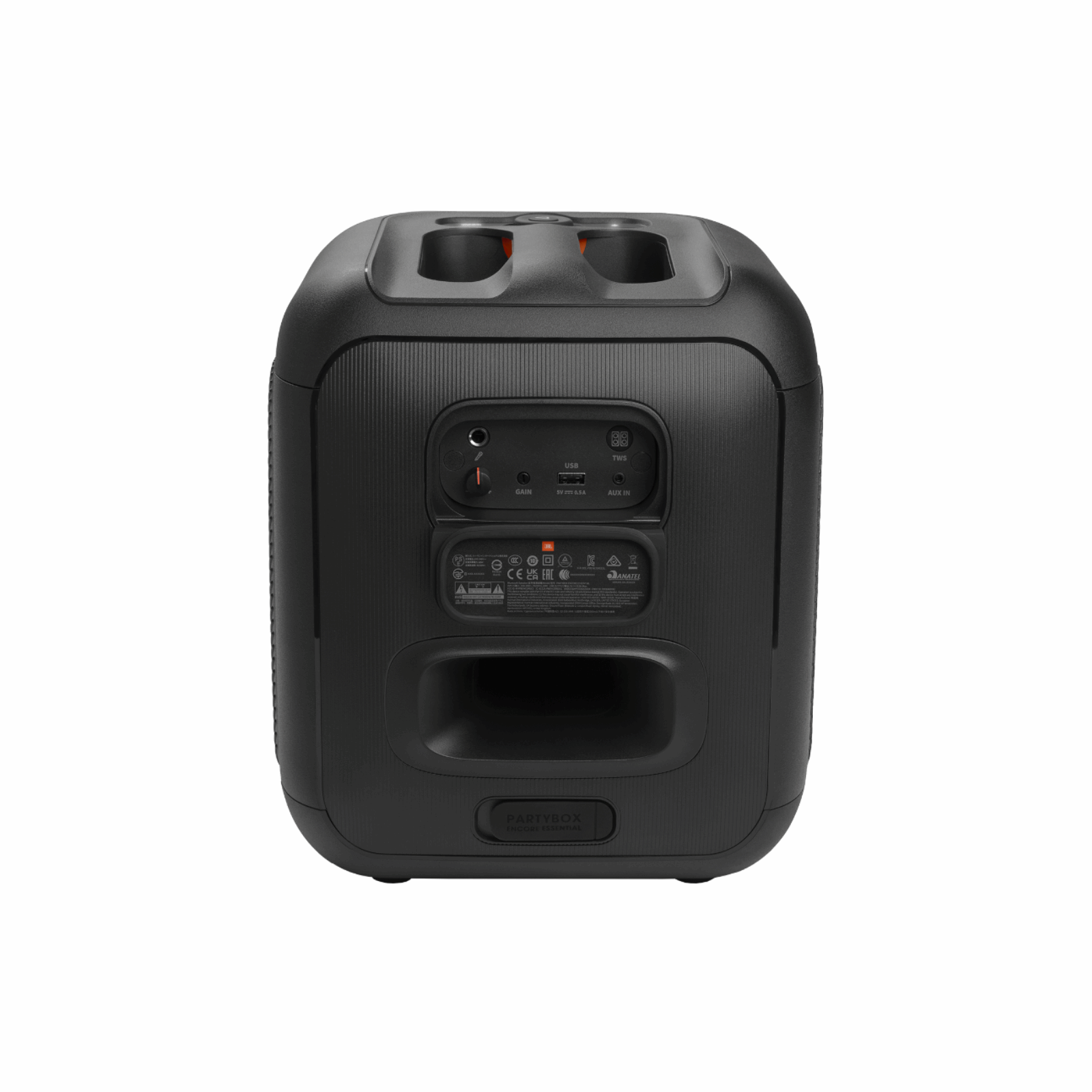 JBL PARTYBOX ENCORE ESSENTIAL Portable party speaker with powerful 100W sound, built-in dynamic light show, and splash proof design. JBL PARTYBOX ENCORE ESSENTIAL Portable party speaker with powerful 100W sound, built-in dynamic light show, and splash proof design.