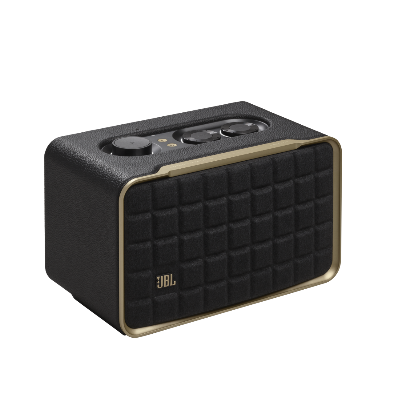 JBL Authentics 200 Smart Home Speaker with Wi-Fi, Bluetooth and Voice Assistants with Retro Design