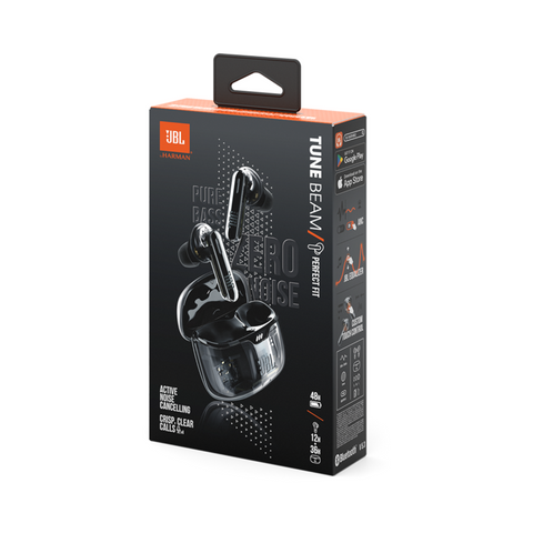 JBL Tune Beam Ghost True Wireless Noise Cancelling earbuds JBL Tune Beam Ghost True Wireless Noise Cancelling earbuds