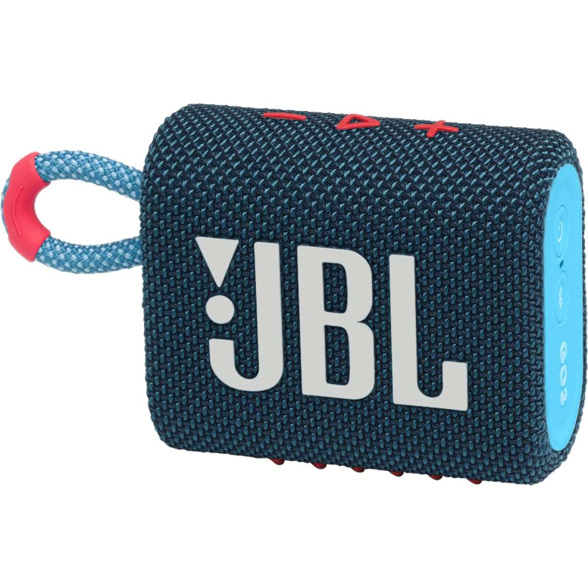 JBL GO 3 Portable Waterproof Speaker - Blue and Pink -  JBL GO 3 Portable Waterproof Speaker - Blue and Pink -