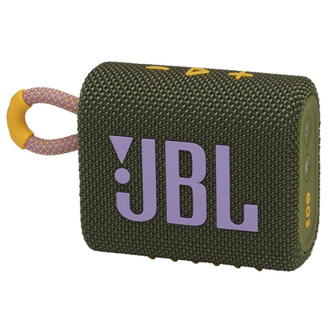 JBL GO 3 Portable Waterproof Speaker - Green - Bluetooth JBL GO 3 Portable Waterproof Speaker - Green - Bluetooth