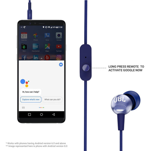 JBL C200SI In-Ear Headphones with Built-in Microphone JBL C200SI In-Ear Headphones with Built-in Microphone