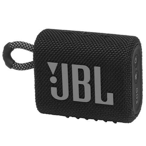JBL GO 3 Portable Waterproof Speaker - Black - Bluetooth