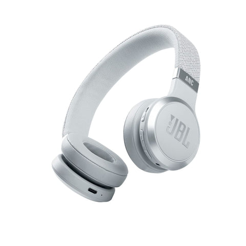 JBL LIVE 460NC Wireless On-Ear NC Headphones - White -  JBL LIVE 460NC Wireless On-Ear NC Headphones - White -