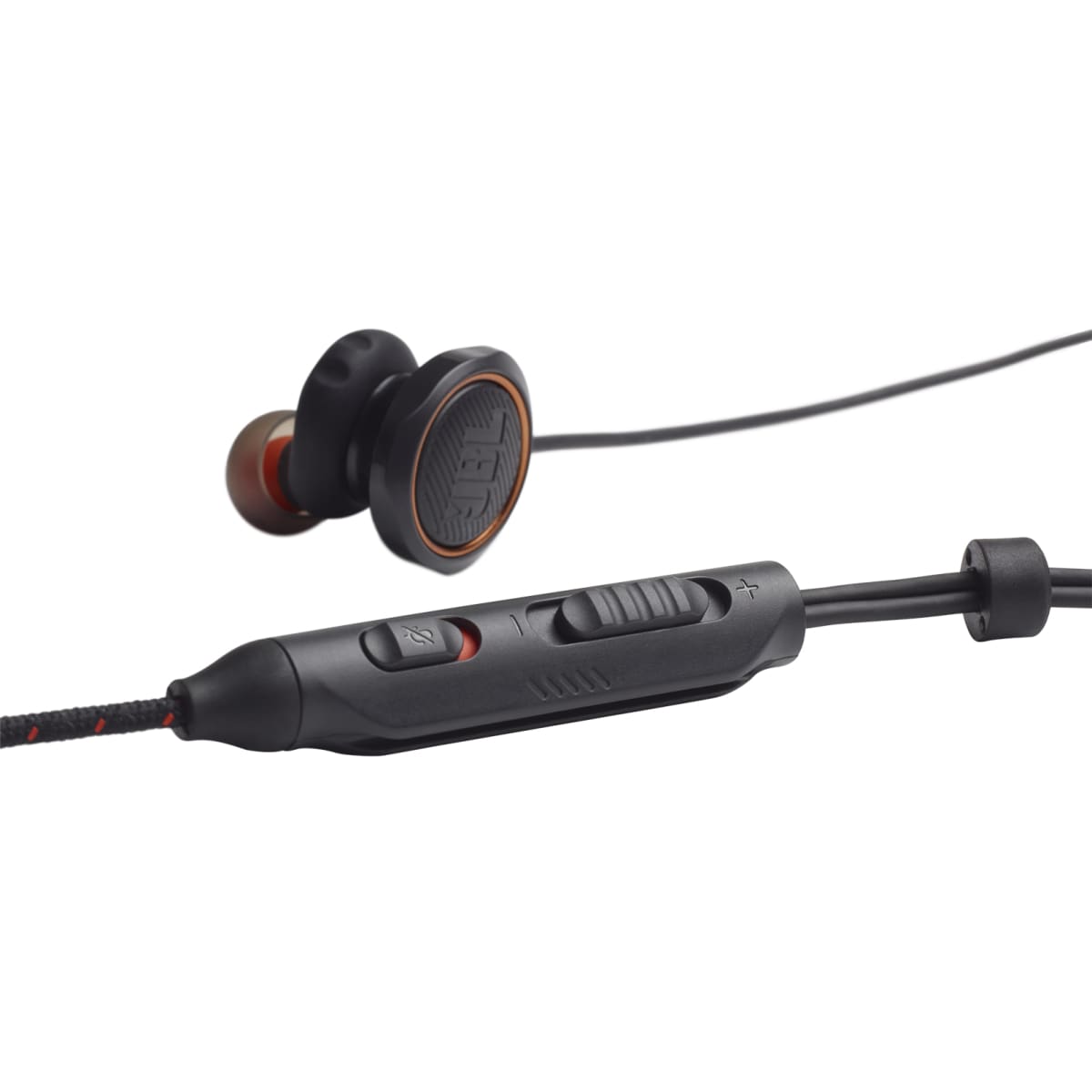 JBL Quantum 50 wired in-ear gaming headset with volume