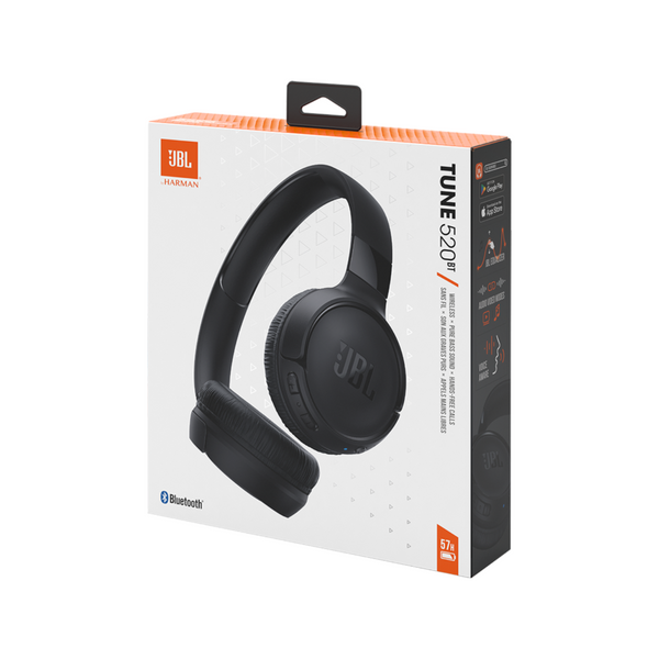 JBL Tune 520BT Wireless On-Ear Headphones with Built-in Microphone