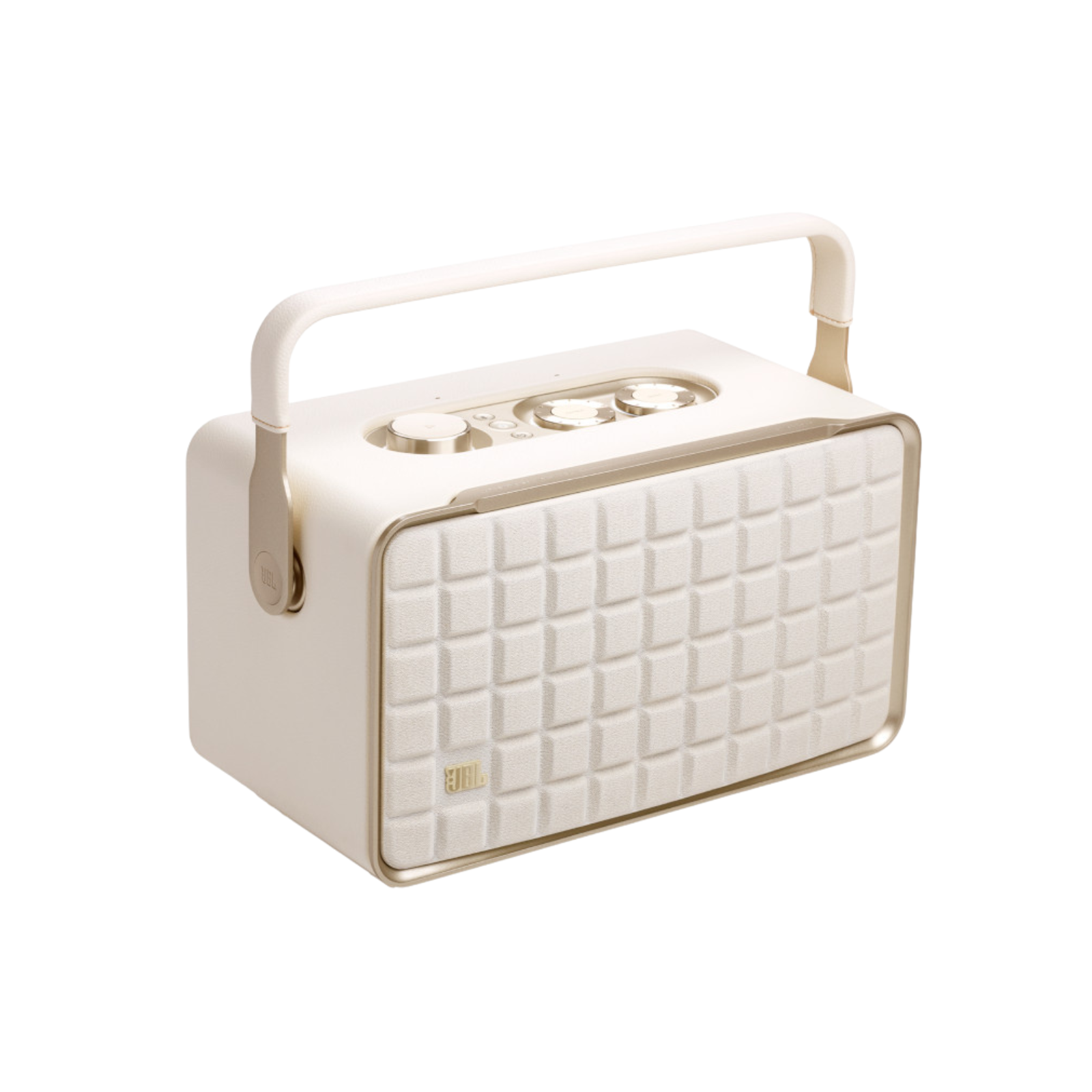 JBL Authentics 300 Portable Smart Home Speaker with Wi-Fi, Bluetooth and Voice Assistants with Retro Design.