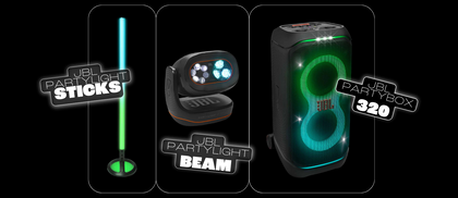 JBL Partybox and JBL Partylights