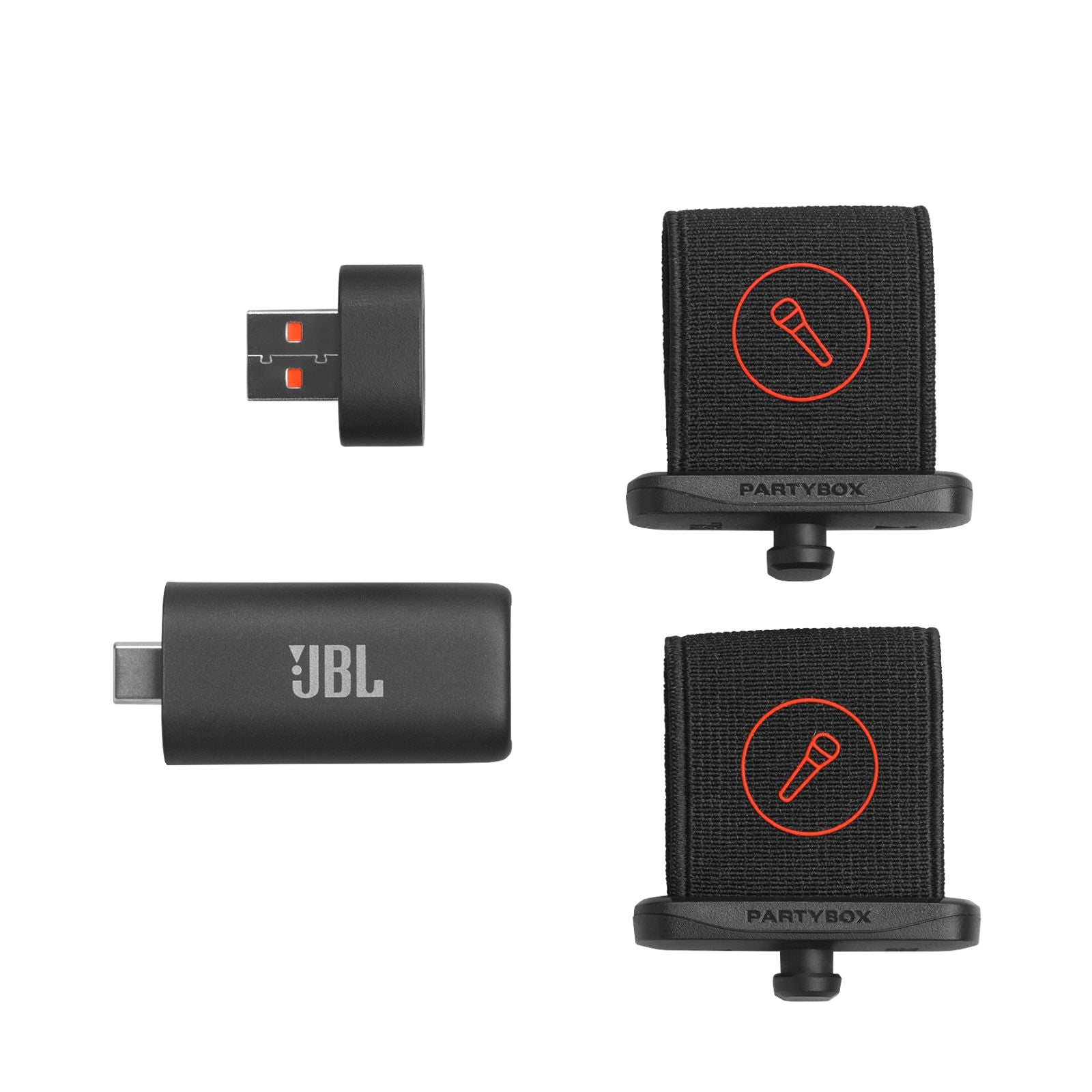 JBL EasySing Mics Two Wireless AI-Powered Microphones with Real-Time Vocal Removal