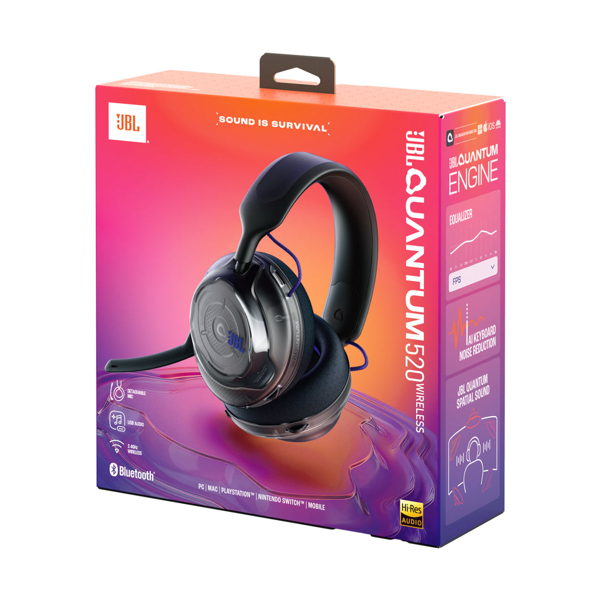 JBL Quantum 520 Black – Box