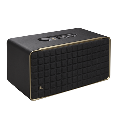 JBL Authentics 500 Hi-Fidelity Smart  Home Speaker with Wi-Fi, Bluetooth and Voice Assistants with Retro Design.