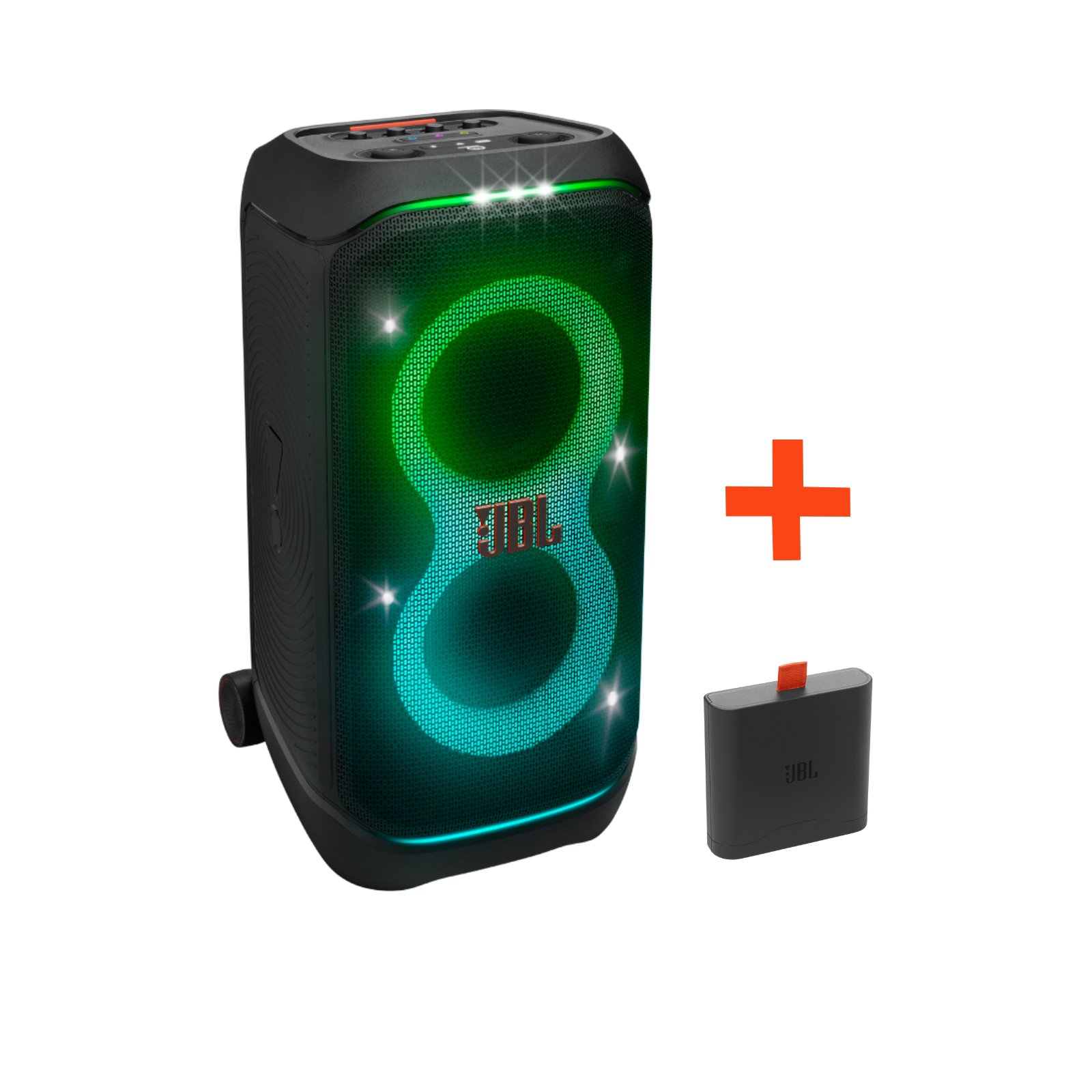 JBL PartyBox Stage 320 Portable Party Speaker with Wheels