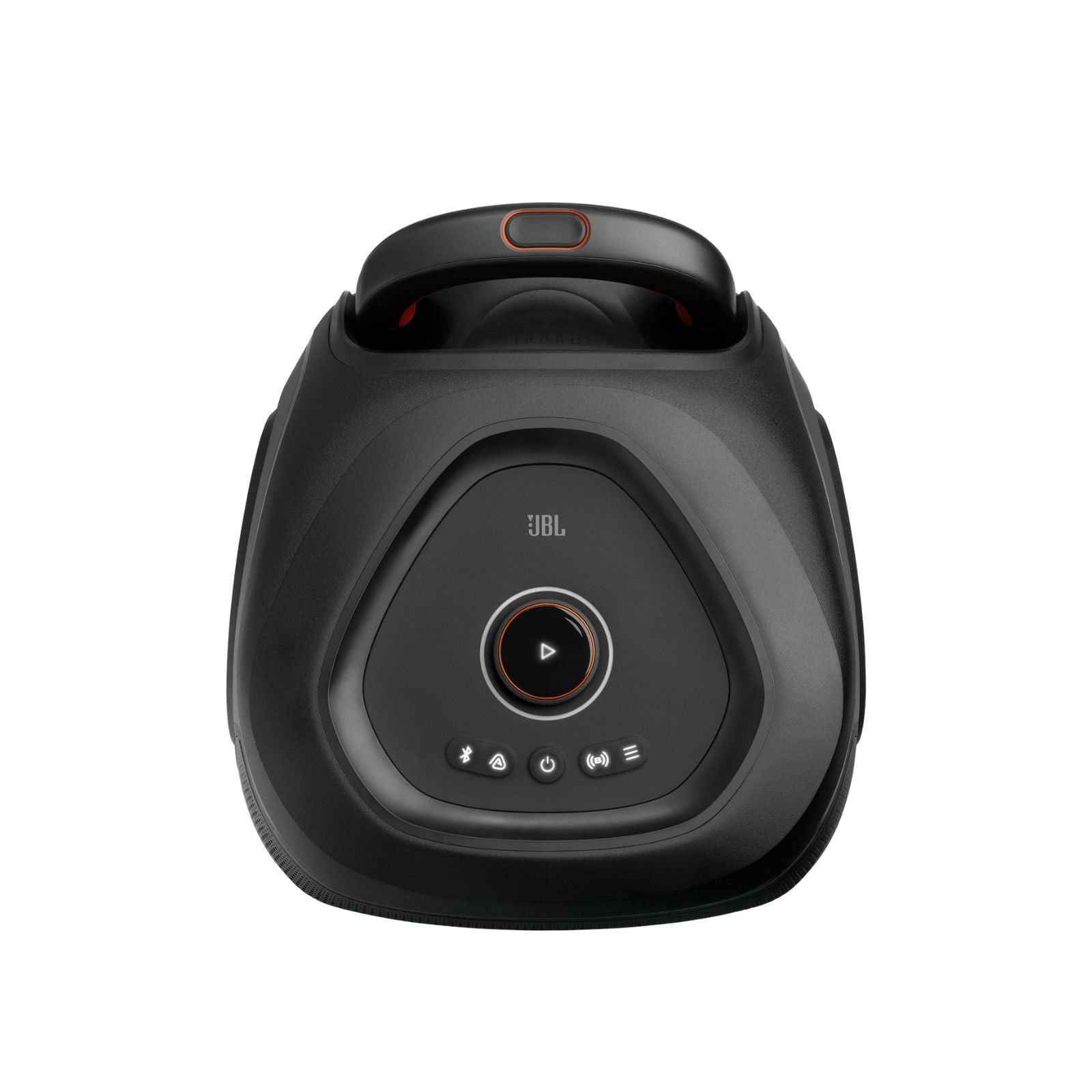 JBL PartyBox 330 Portable Party Speaker with JBL Legendary Sound, Futuristic Lighting, a Telescopic Handle and Wide Wheels.