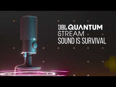 JBL Quantum Stream Dual Pattern Premium USB Microphone