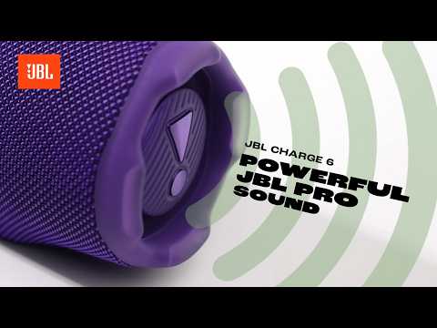 JBL Charge 6 Portable Waterproof and Drop-Proof Bluetooth speaker