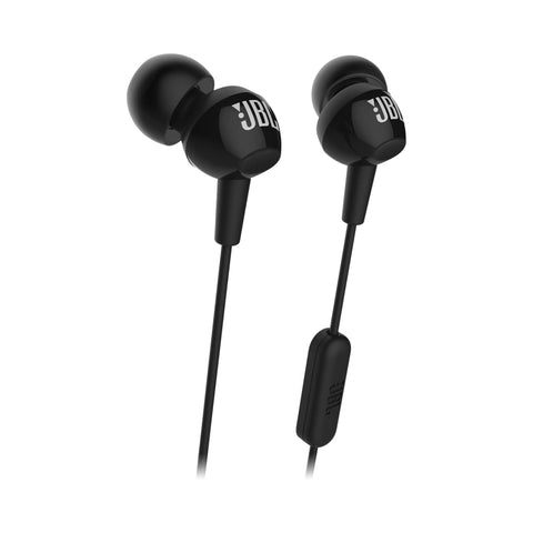 JBL C150SI In-Ear Headphones - Black - Headphone