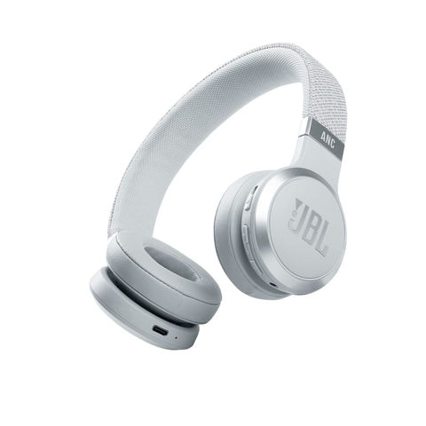 JBL LIVE 460NC Wireless On-Ear NC Headphones - White - 