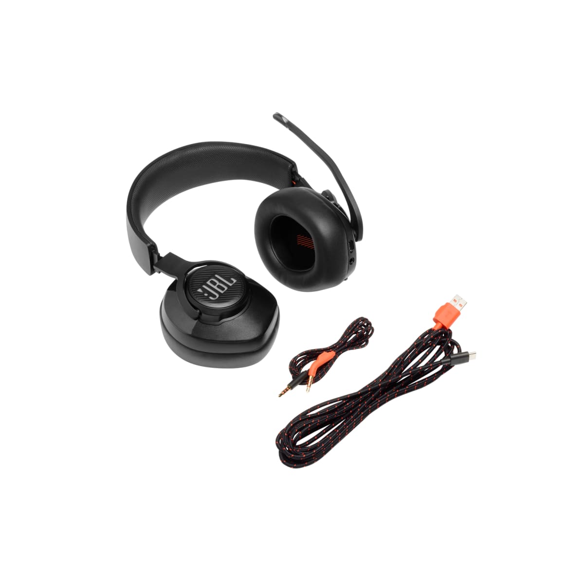 JBL Quantum 400 USB over-ear gaming headset with game-chat 
