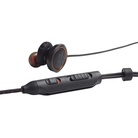 JBL Quantum 50 wired in-ear gaming headset with volume 