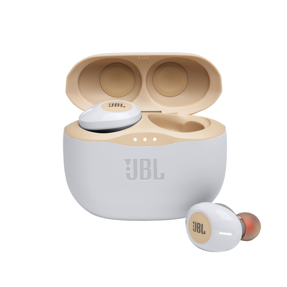 JBL Tune 125TWS Wireless Earbuds - Gold - True